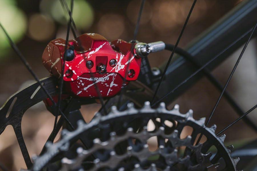 imageSRAM Limited Edition Maven Red Ultimate Stealth Expert Disc Brake Kit FrontRear Complete Brake Sets with 4 Rotors 1x220mm 2x200mm1x180mm