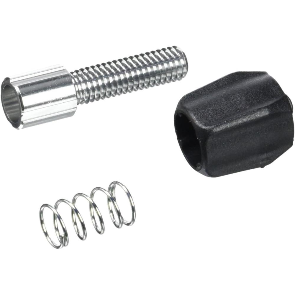 imageSRAM 2007 Apex Force ampamp Rival Caliper Brake Adjusting Barrel Assembly with Nut ampamp Cable Fixing HighPrecision Durable Alloy Components for Reliable Brake Performance and Easy Cable Tension Adjustme