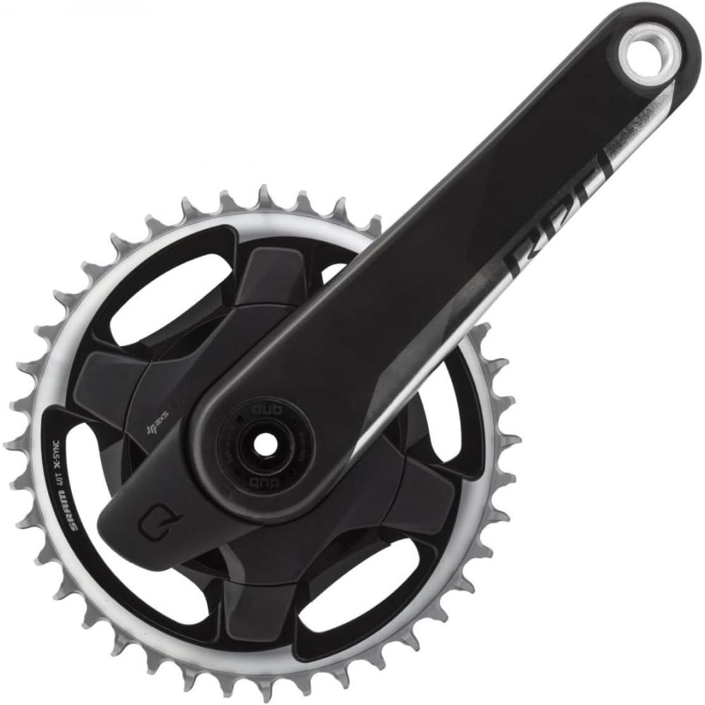 imageSRAM RED 1 AXS Power Meter Crankset 1725mm 12Speed 40t Direct Mount DUB Spindle Interface Natural Carbon D1