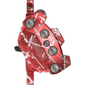 SRAM Limited Edition Maven Red Ultimate Stealth Expert Disc Brake Kit – Front/Rear Complete Brake Sets with 4 Rotors: 1x220mm, 2x200mm,1x180mm