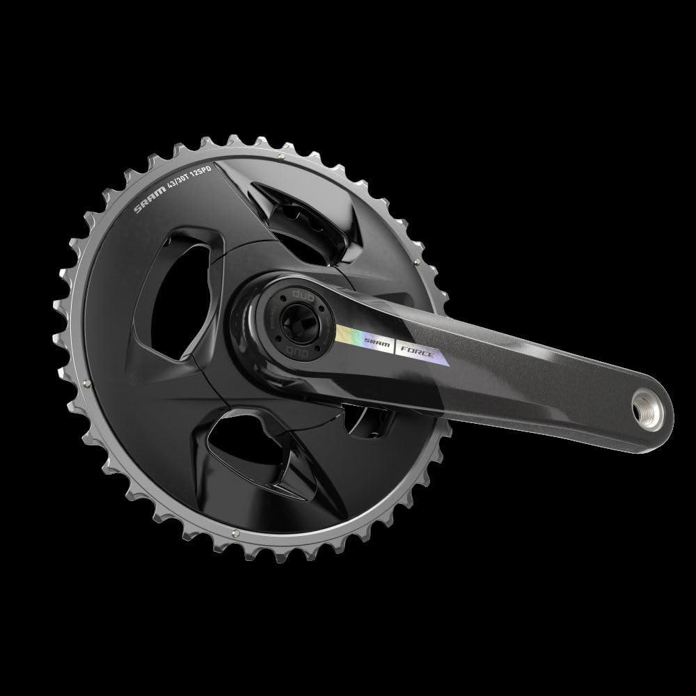 imageSRAM Force D2 2x Wide Crankset Speed 12 Spindle 2899mm BCD 94 4330 DUB 170mm Black Road Disc