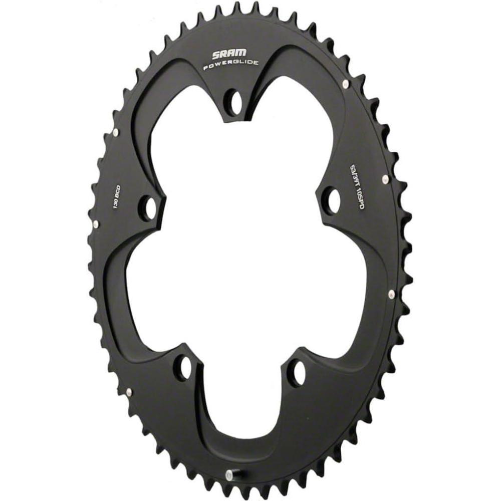imageQuarq SRAM Red Outer Chainring Road Black 53T S1 130 BCD