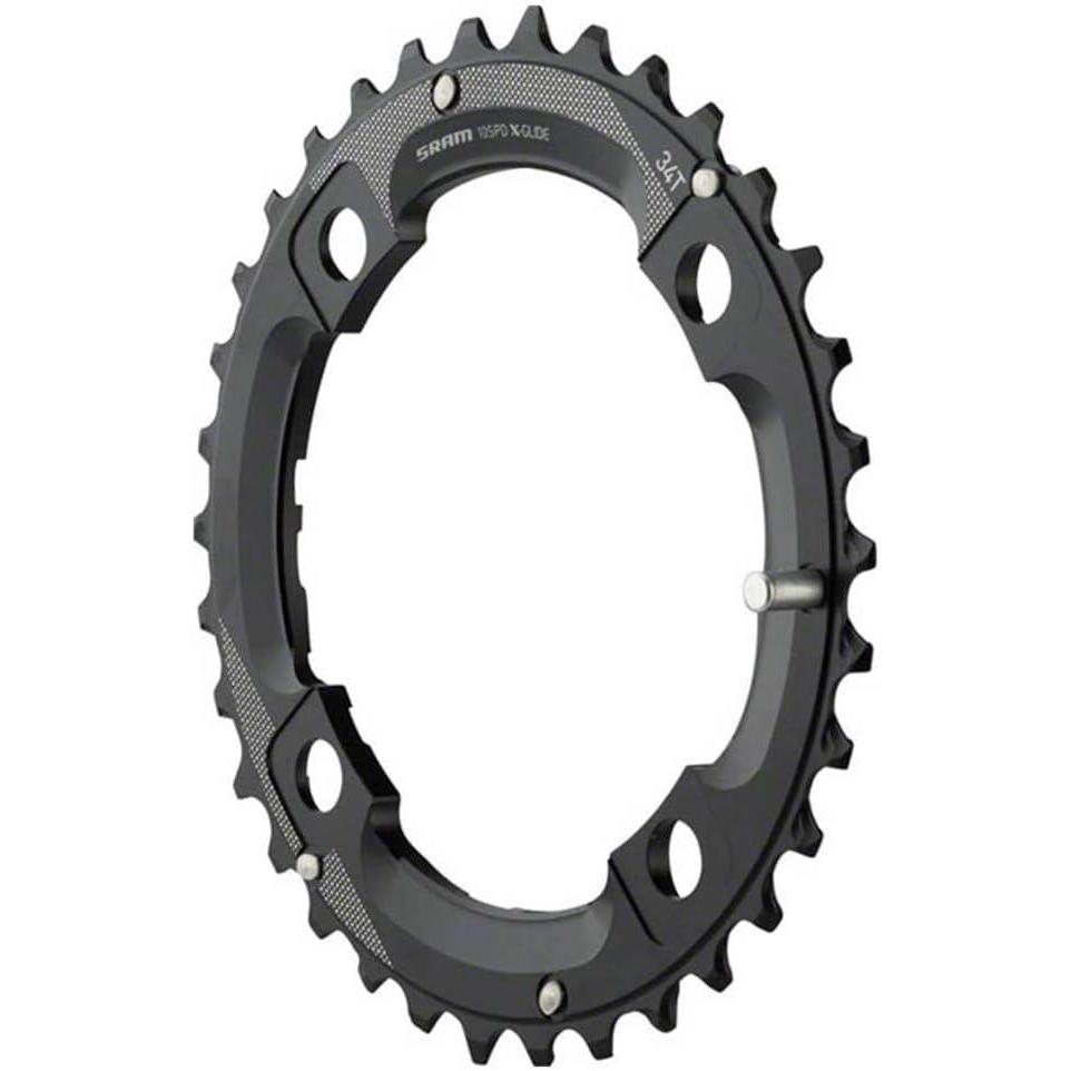 imageSRAM 34 Tooth 104mm BCD Outer Chainring With Medium Overshift Pin Use with 22T