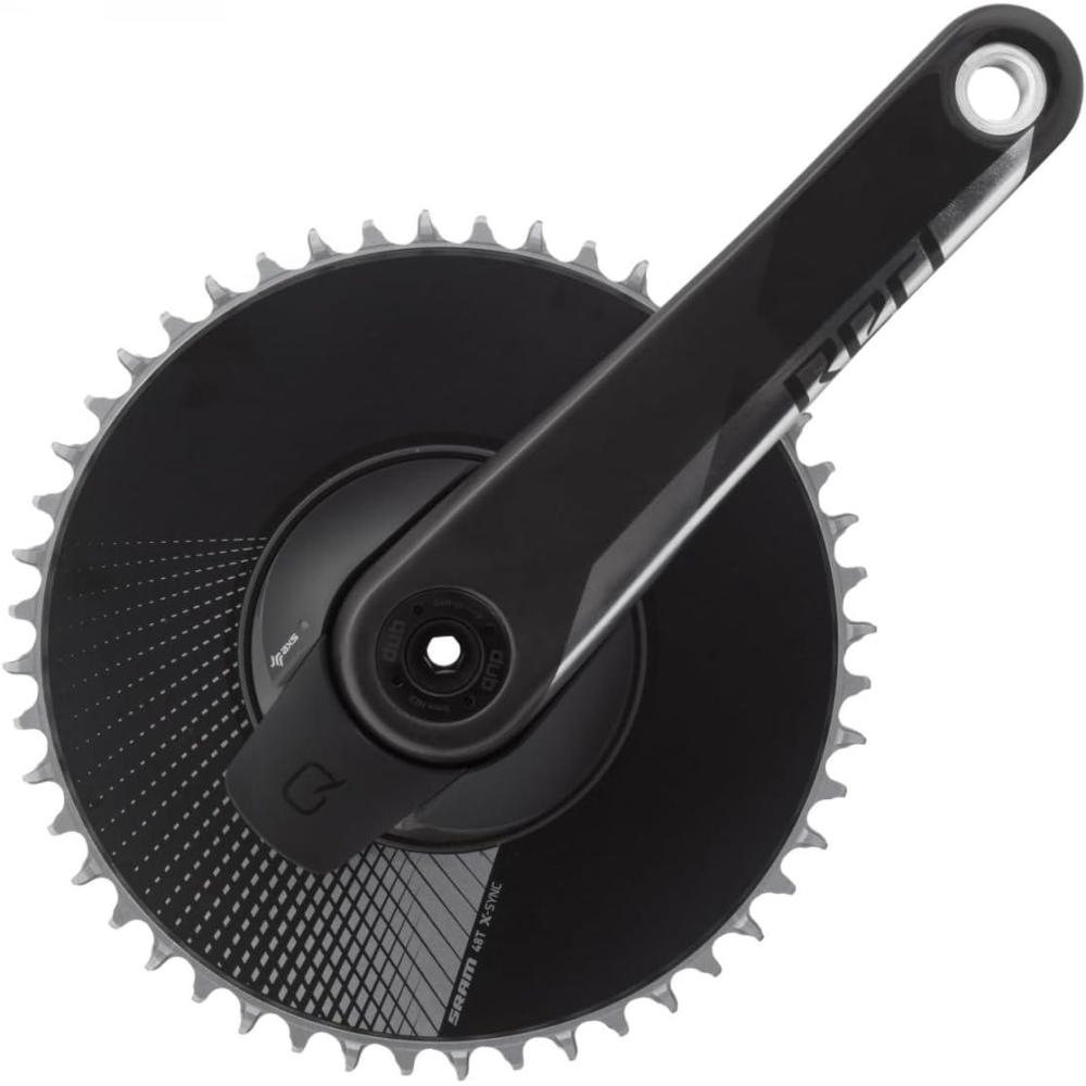 imageSRAM RED 1 AXS Power Meter Crankset 175mm 12Speed 48t Direct Mount DUB Spindle Interface Natural Carbon D1
