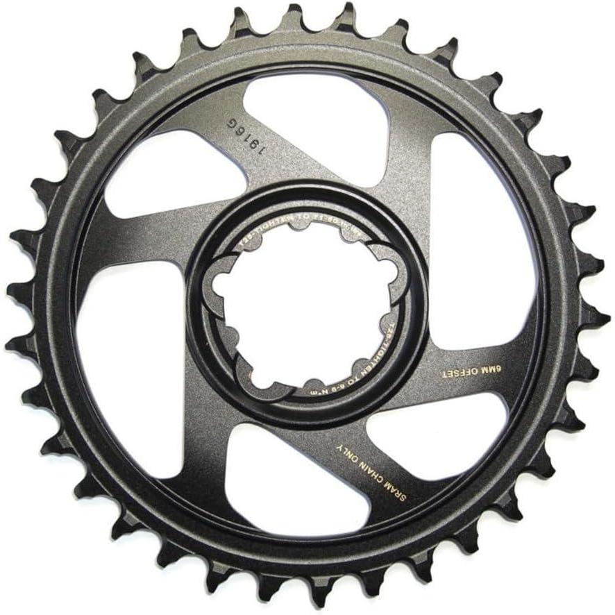 imageSRAM XSync 2 Eagle Direct Mount Chainring 36T Boost 3mm Offset with Gold Logo