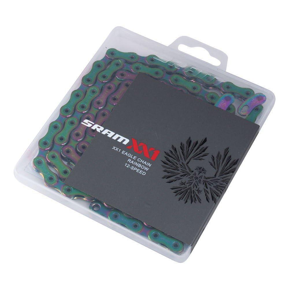 imageSRAM XX1 Eagle AXS Chain 12Speed 126 Links Rainbowrainbow