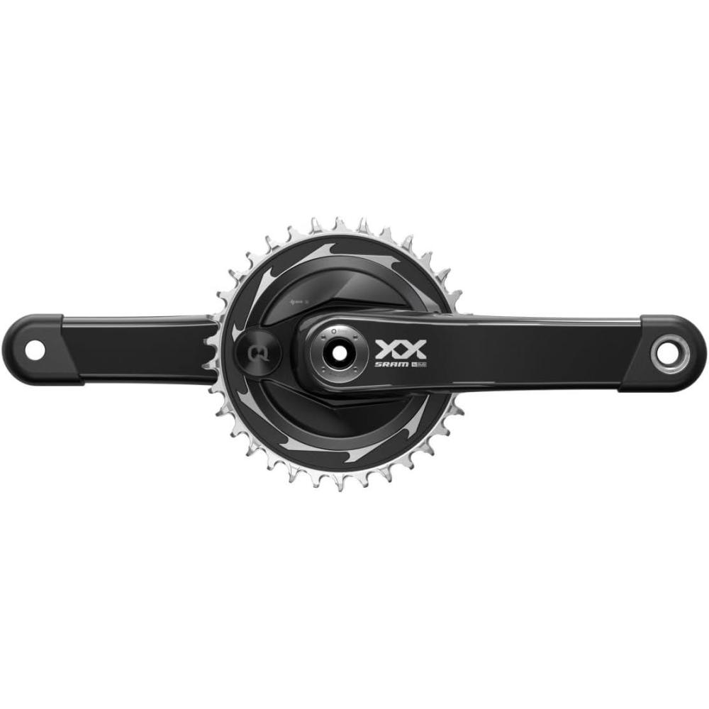 imageSRAM XXSL Eagle Power CRANKSET 165mm 32T Wide Black Power Meter Q168 Spindle