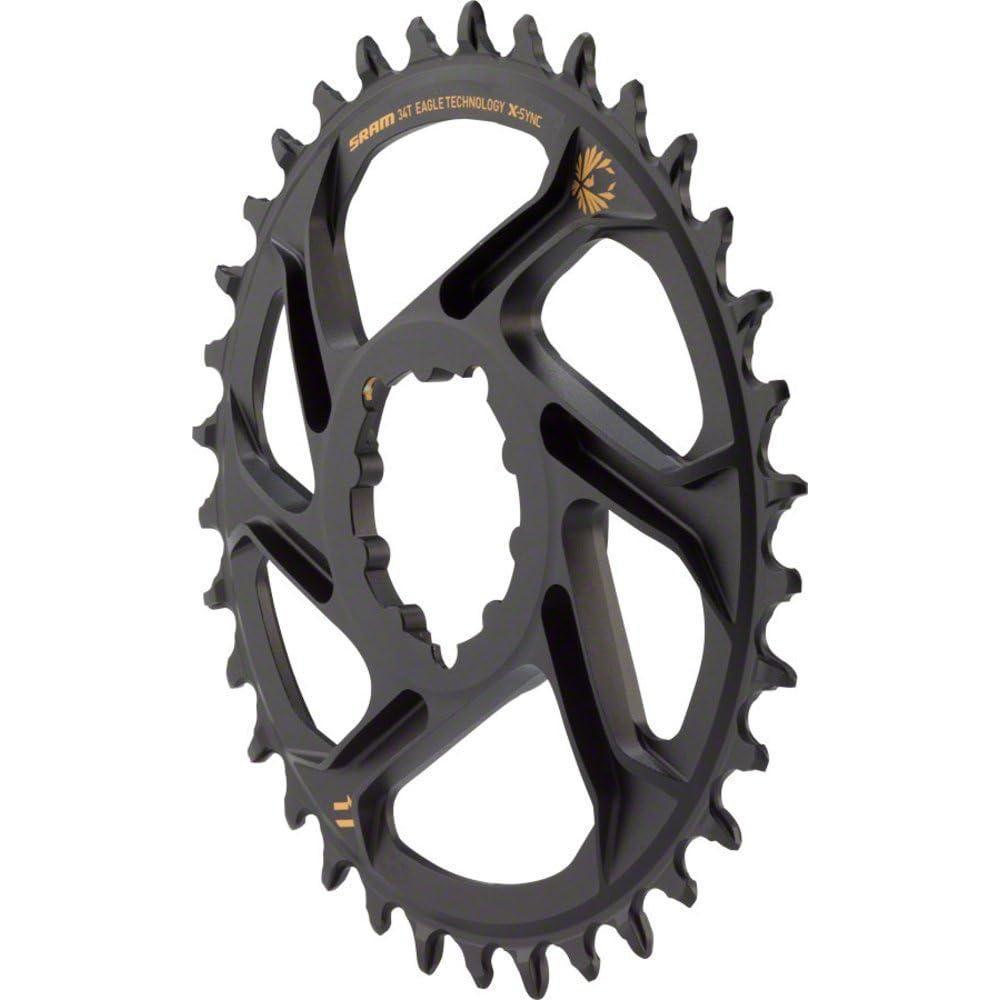 imageSram Eagle XSync 34T Direct Mount OffSet Boost Aluminium 12Speed Chain Ring Black 3 mmGold