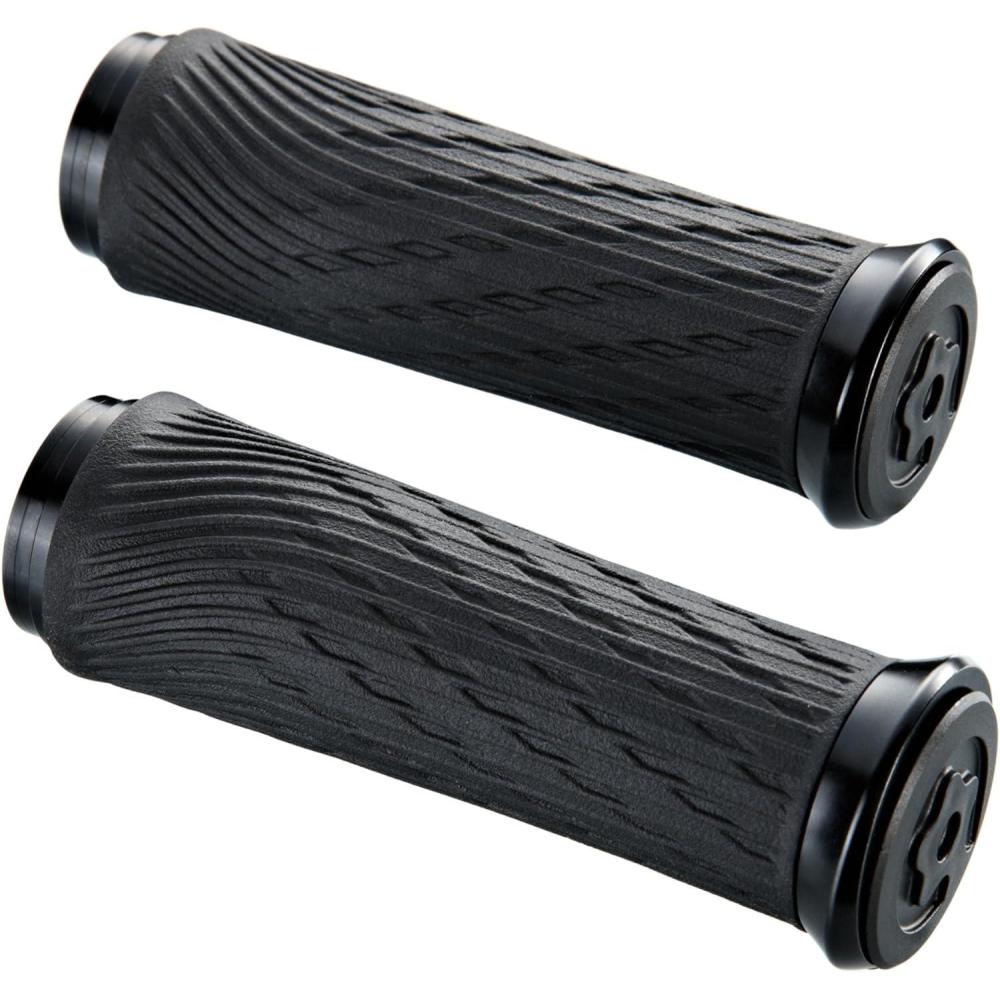 imageSram Locking Grips for Grip Shift Full Length 122 mm with Black Clamps and End Plug85 mm