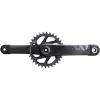 SRAM Corporation Europe Unisex_Adult X01 Eagle Crankset, Black, 46z