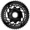 SRAM FORCE D2 CHAINRING KIT 50/37T DM BLACK