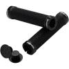 SRAM Locking Grips – Black, Lock-On Ergonomic Handlebar Grips with Double Clamps, Durable Rubber Material, Enhanced Comfort & Secure Locking for Mountain & Road Bicycles