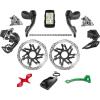 SRAM Red eTap AXS + Hammerhead Karoo Road Groupset – 2×12-Speed, HRD Shift/Brake Levers, FM Calipers, CL Rotors, Chain, F/R Derailleurs,