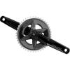 SRAM Rival AXS Crankset with Quarq Power Meter – 175mm, 12-Speed, 48/35t Yaw, 107 BCD, DUB Spindle Interface, Black, D1