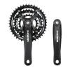 SRAM S600 Crankset – 3 x 8-speed, 175mm x 42-32-22T, Square Taper, Black(Black)