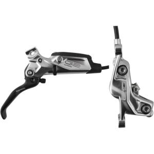 SRAM G2 Ultimate Disc Brake and Lever – Front, Hydraulic, Post Mount, Carbon Lever, Titanium Hardware, Polar Grey Anodized, A2