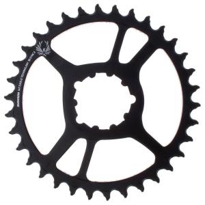 SRAM X-Sync 2 Eagle 34T Steel Chainring – 10/11/12-Speed Direct Mount 3-Bolt, Durable Steel, Enhance Chain Retention & Pedaling Efficiency for 1x MTB & Gravel Drivetrains(Black)