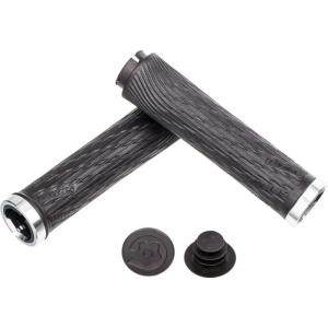 Sram Locking Grips for Grip Shift Full Length 122 mm with Black Clamps and End Plug(122 mm)