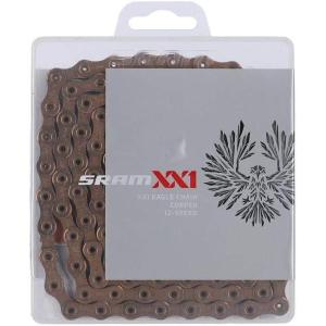Sram PC X01 Eagle Hollow Pin 126 Links Power Lock 12-Speed Chain – Black/Black(Copper)