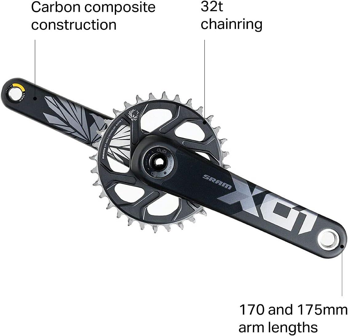 imageSRAM X01 Eagle Dub Crankset BoostLunarPolar