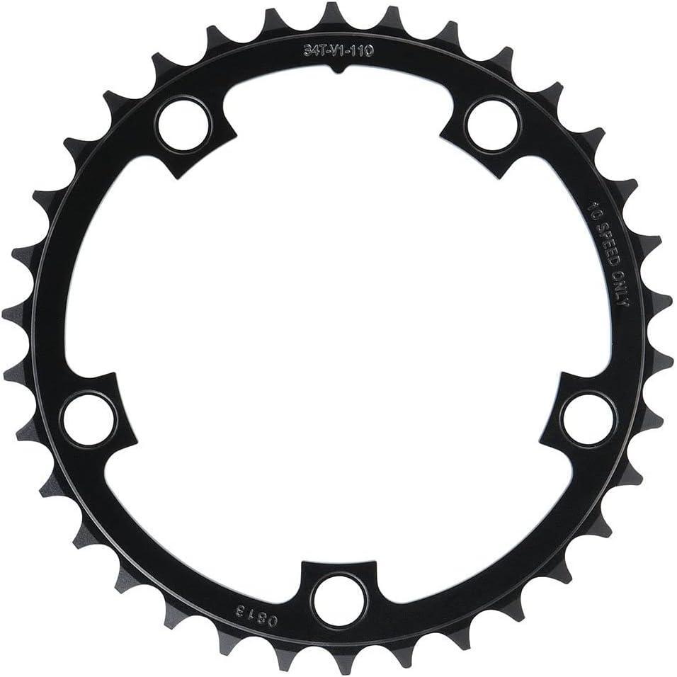 imageSRAM Chainring Road 34t 5 Bolt 110 mm BCD Alum 5034 Black 3 mmBlack