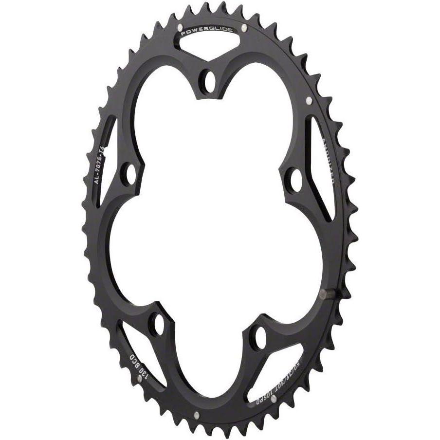 imageSRAM Chainring Road 50T 5 Bolt 130 mm BCD Triple Aluminium 503930 4 mm Black 116215197070