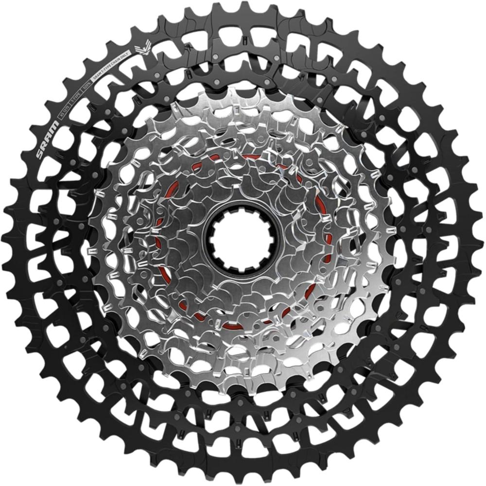 imageSRAM GX Eagle TType XS1275 Cassette 12Speed 1052t for XD Driver BlackSilver or SilverSilverBlackSilver