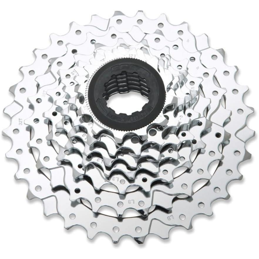 imageSRAM PG830 8Speed Cassette 1128T Silver HG Compatibility Durable Steel Construction Wide Gear Range Perfect for Upgrades ampamp Repairs Cycling Performance ampamp Reliability