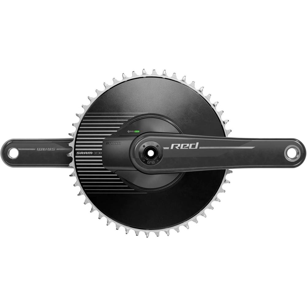 imageSRAM RED 1 AXS Power Meter Crankset 165mm 12Speed 50t Aero Chainring 8Bolt Direct Mount Dub Spindle Interface