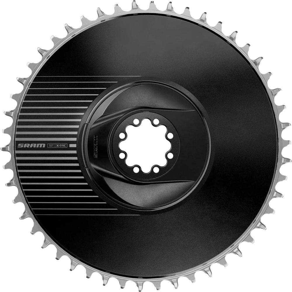 imageSRAM RED AXS Aero Power Meter Chainring Kit 50t 12Speed 8Bolt Direct Mount Black E1