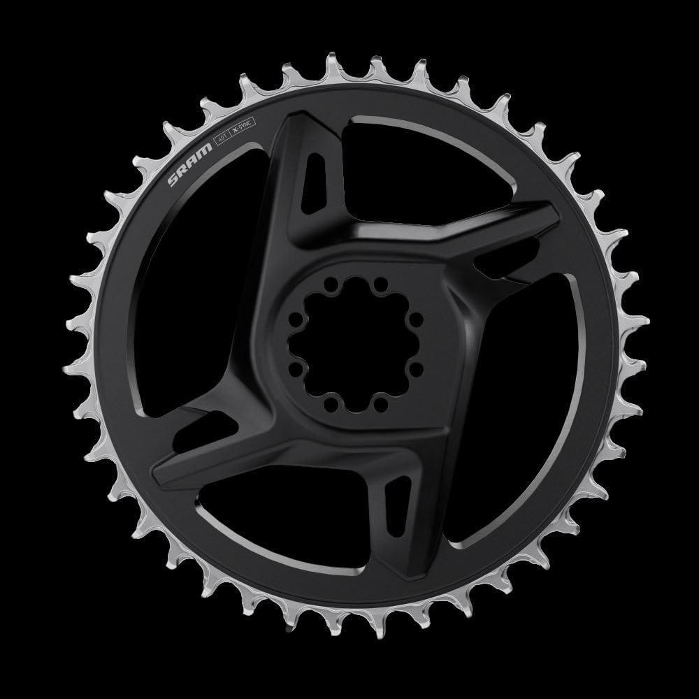imageSRAM RED XSync Chainring 46t 1213 Speed 8Bolt Direct Mount BlackSilver E1