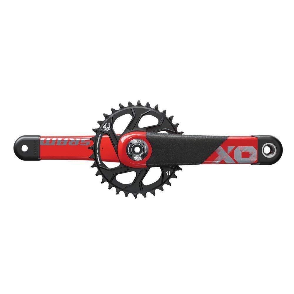 imageSRAM X01 All Downhill Crankset 165mm 1011Speed 34t Direct Mount Dub Spindle Interface Red B1