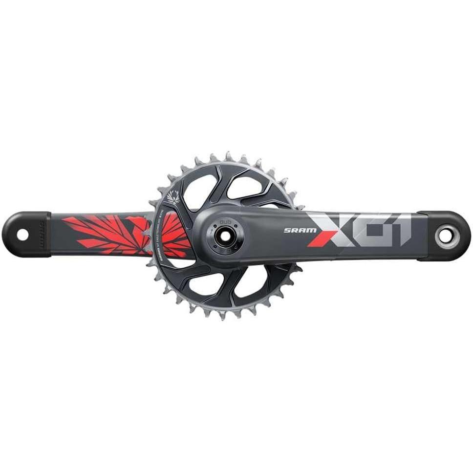 imageSRAM X01 Eagle Dub Crankset BoostRed