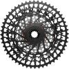 SRAM GX Eagle T-Type XS-1275 Cassette – 12-Speed, 10-52t, for XD Driver, Black/Silver or Silver/Silver(Black/Silver)