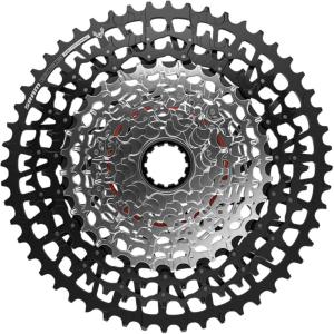 SRAM GX Eagle T-Type XS-1275 Cassette – 12-Speed, 10-52t, for XD Driver, Black/Silver or Silver/Silver(Black/Silver)