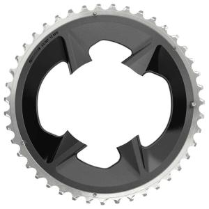 SRAM Rival Wide 2×12-Speed Outer Chainring – 43t, 94 BCD, Black, for use with 30t Inner