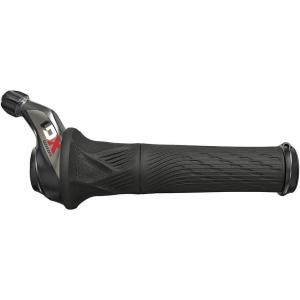 SRAM X01 Eagle 12-Speed GripShift Shifter with Discrete Clamp, Black with Red Logo