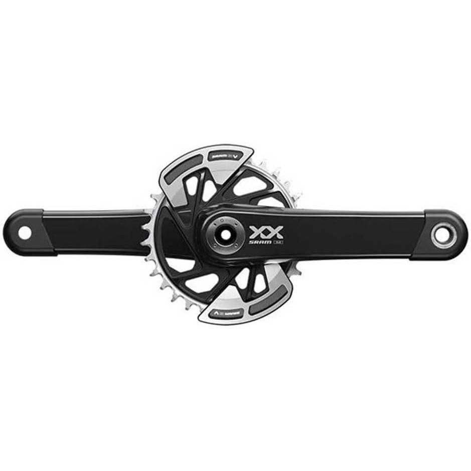 imageSRAM XX Eagle TType Crankset Speed 12 Spindle 2899mm BCD Direct Mount 32 Dub 170mm Black Boost