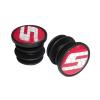 SRAM Road Handlebar End Plugs S Logo(Red)