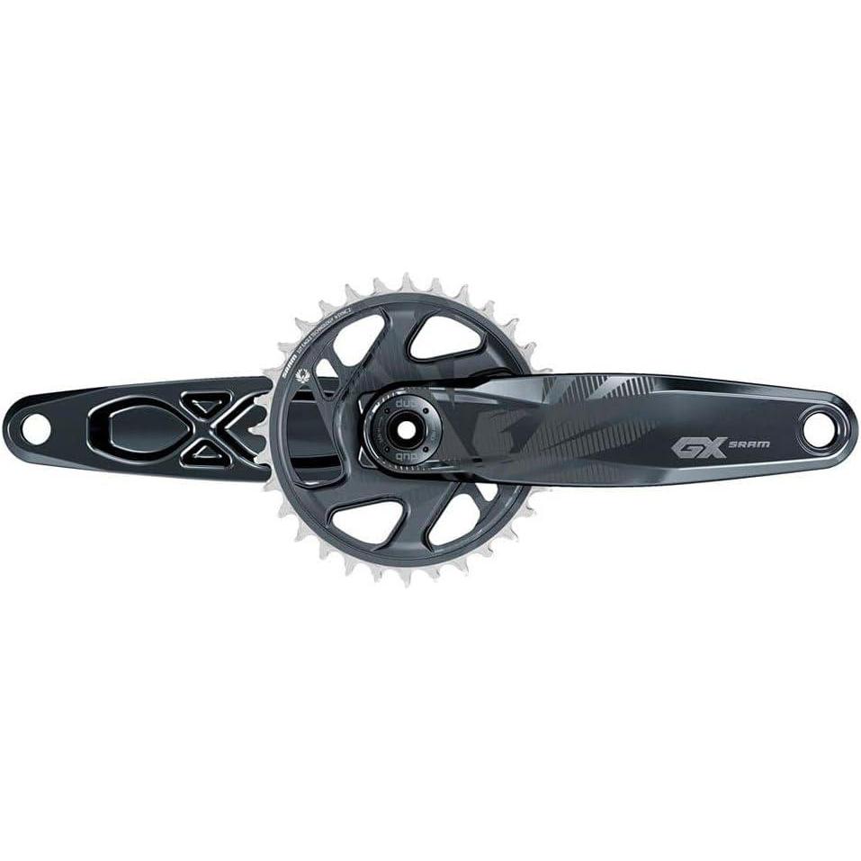 imageSRAM GX Eagle Fat Bike Crankset 165mm 12Speed 30t Direct Mount DUB Spindle Interface For 190mm Rear Spacing Lunar